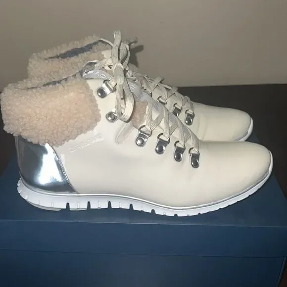 EUC Cole Haan Zero Grand Patent Leather Hiker Boot - Picture 3 of 12